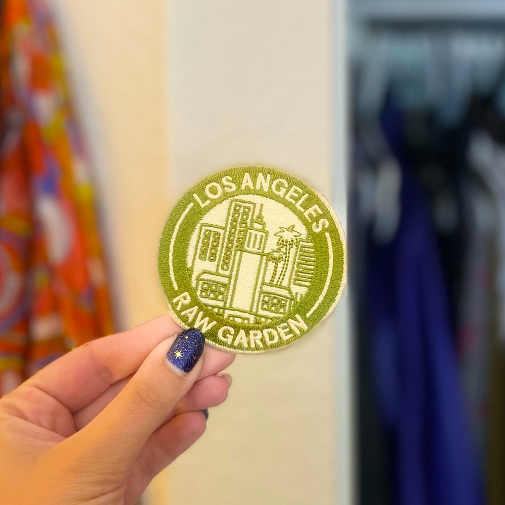 Raw Garden Iron-On Patch